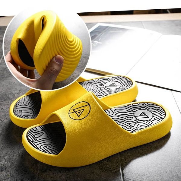 

summer trending sandals house rubber shower slippers, Black