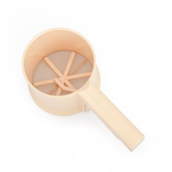 

baking & pastry tools flour sieve shaker single layer kitchen mesh icing sugar handheld cup strainers pp powder bread cake