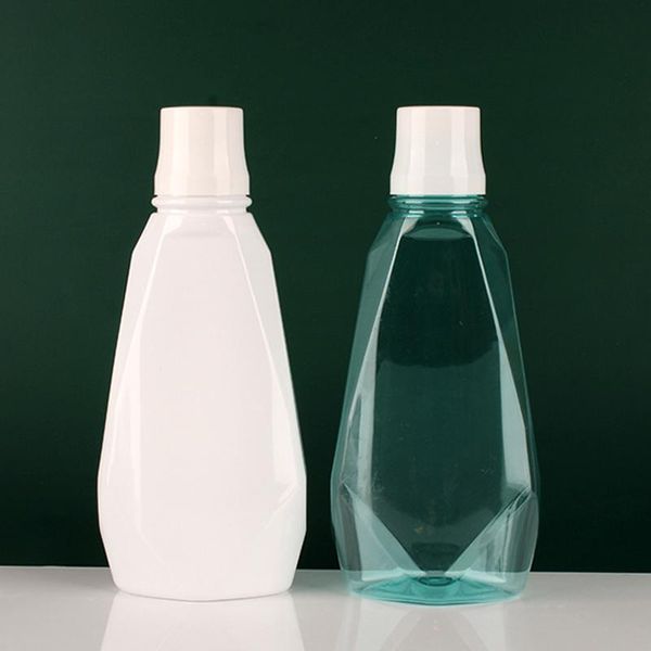 

cosmetics bottling plastic pet flat bottle mouthwash oral care solution portable travel 80-500ml storage bottles & jars