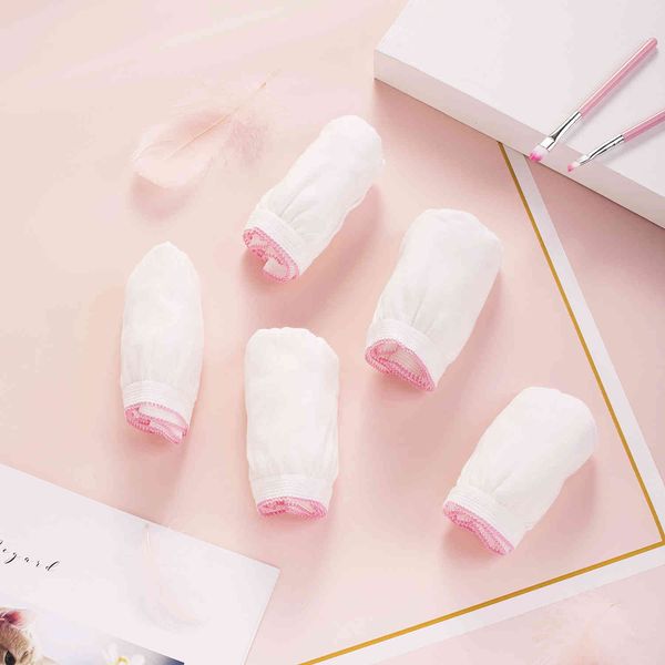 

5-pack disposable cotton triangle pregnant women's travel portable underwear, Black;pink