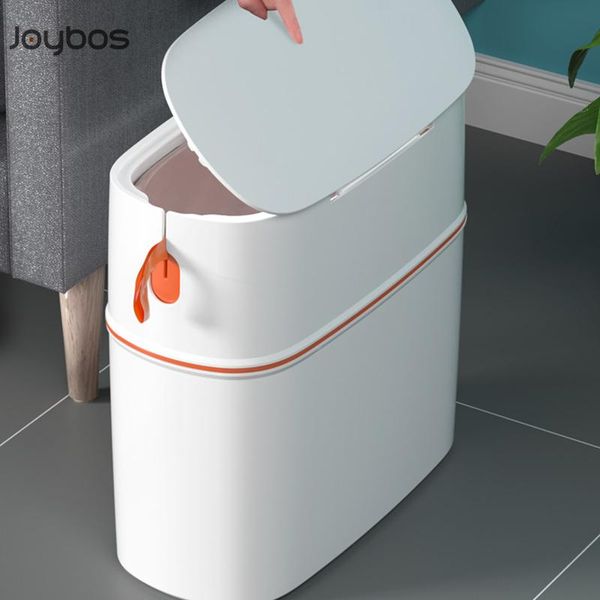 

waste bins joybos waterproof garbage bucket trash can with lid portable automatic packing living room bathroom kitchen storage box