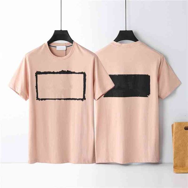 

Men's T-Shirts lovers Summer cotton T-shirt High quality casual loose men's short sleeves European and American fashion round neck, White;black