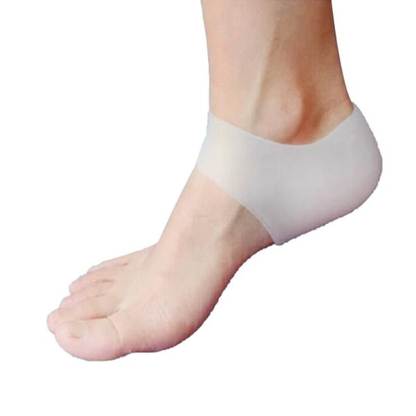 

ankle support 1pc soft silicone moisturizing gel heel sock anti-slip maintenance cracked foot skin protectors, Blue;black