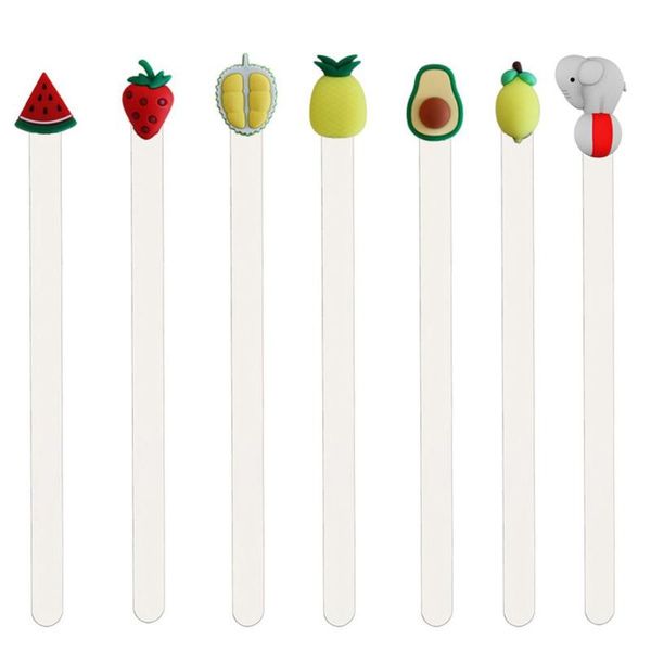 

bookmark stationery painted 3d friut pagination mark metal book clip books support