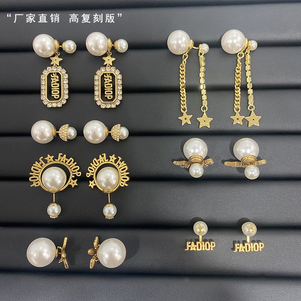 

design jewelry pearl with quality earrings for women, Silver