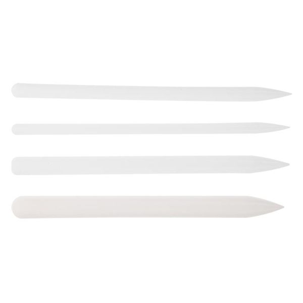 

craft tools 4pcs fondant cake baking universal sticks carved shaped (white)