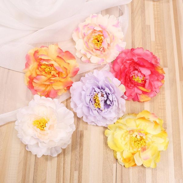 

artificial silk peony gradient flower wedding decoration christmas scrapbooking accessories diy decorative flowers & wreaths