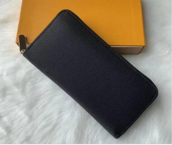 

christmas gift m60531 sarah wallet lady long envelope flap wallets key card coin holders purse leather mini clutch no box ju, Red;black