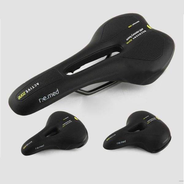 

bike saddles memory foam seat cushion bicycle saddle selle royal re.med rail hollow breathable