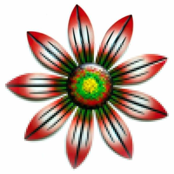 

decorative objects & figurines iron metal flower wall art modern hanging ornament for garden home decors room decor floral