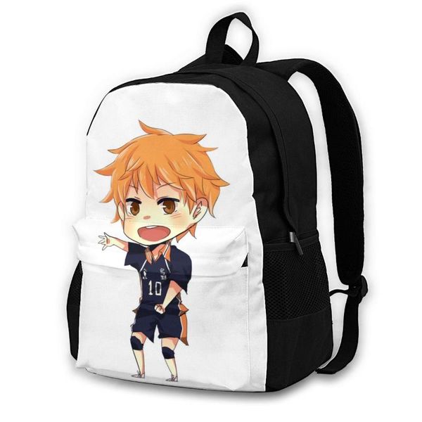 

backpack haikyuu backpacks polyester fitness girl big streetwear bags