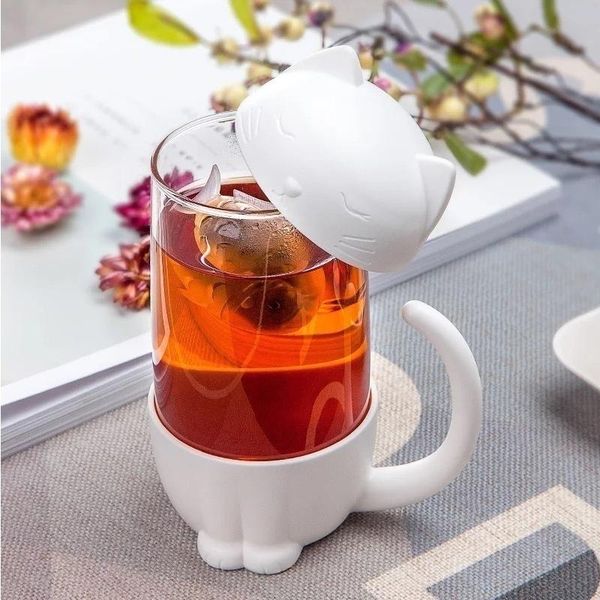 

wine glasses cute cartoon cat or dog glass couple cup ddc-21
