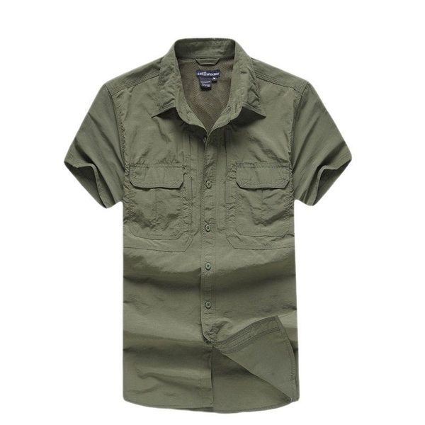 

men's casual shirts tactical military shirt men breathable quick dry us army combat summer coolmax, White;black