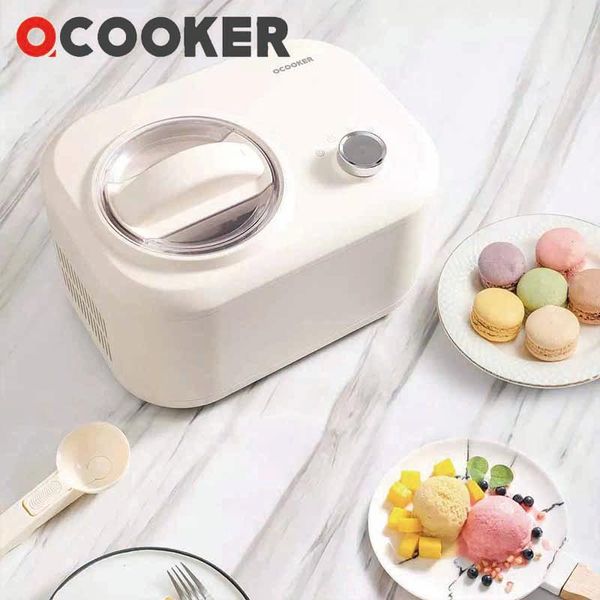 

smart home control 2021 ocooker ice cream machine diy kitchen fully automatic and rapid cooling fruit maker 1000ml large capacity