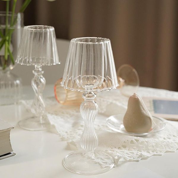 

candle holders glass crystal holder home decoration accessories for living room elegant and noble candlestick bedroom wedding
