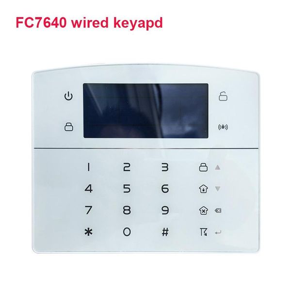 

focus fc-7640/7540 security box's wired keypad activate dis alarm systems