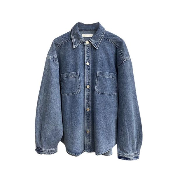 

women's jackets 2021 fashion women jacket coat autumn denim turn down collar boyfriend style chaqueta mujer, Black;brown