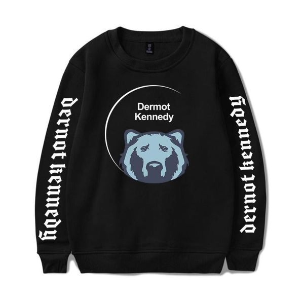 

men's hoodies & sweatshirts dermot kennedy crewneck women men long sleeve casual streetwear clothes, Black