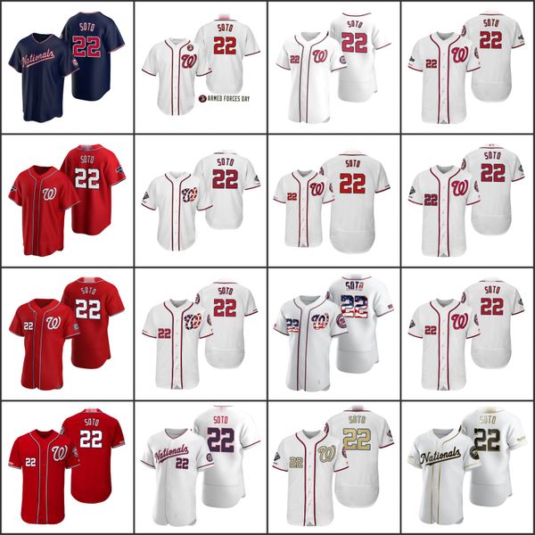 

washington nationals men 22 juan soto women youthjersey, Black;red