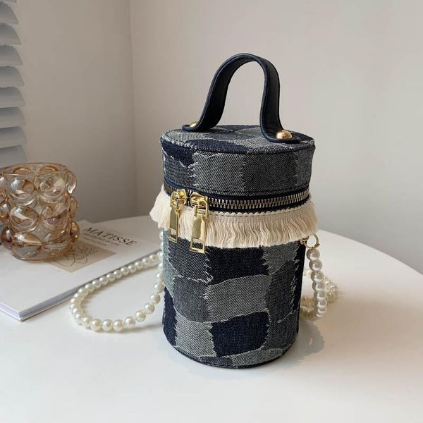 

evening bags pearl chain ins summer small bag girl 2021 bucket purses and handbags satchel handbag