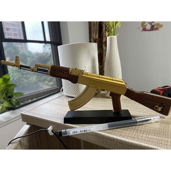 

5444kalashnikov ak47 alloy gun mold detachable metal model boy toy box can not be launched
