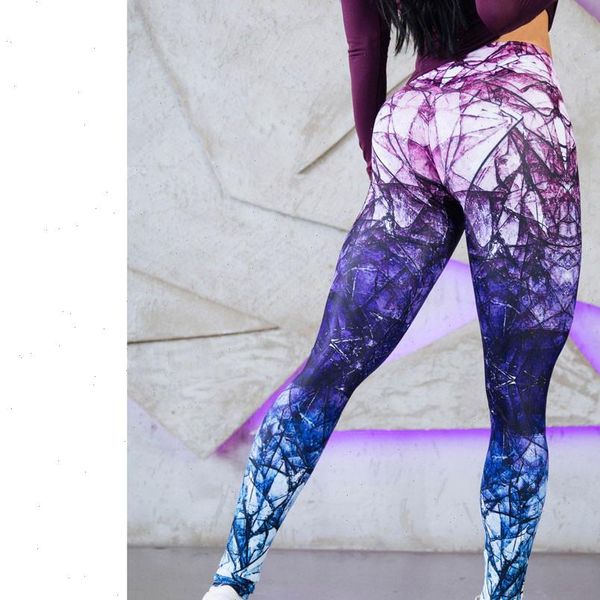 

hip womens legging push up printed leggings women fitness jeggings sportswear femme high waist exercise woman p30, Black