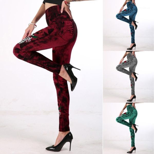 

yoga outfit 2021 women's halloween print hip lift workout leggings fitness sports pants women high waist legging