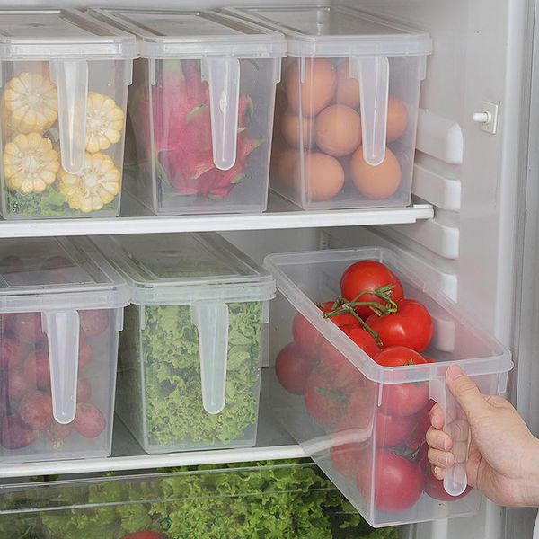 

storage boxes & bins kitchen transparent pp box grains beans contain sealed home organizer container refrigerator
