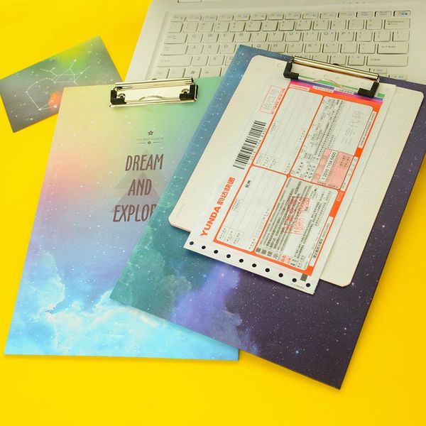 

business card files selling 24874 wholesale beautiful starry sky writing board clip folder
