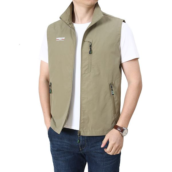 

vt men's outdoor waistcoat spring and summer leisure multi pocket pography fishing vt et group purchase, Black;white