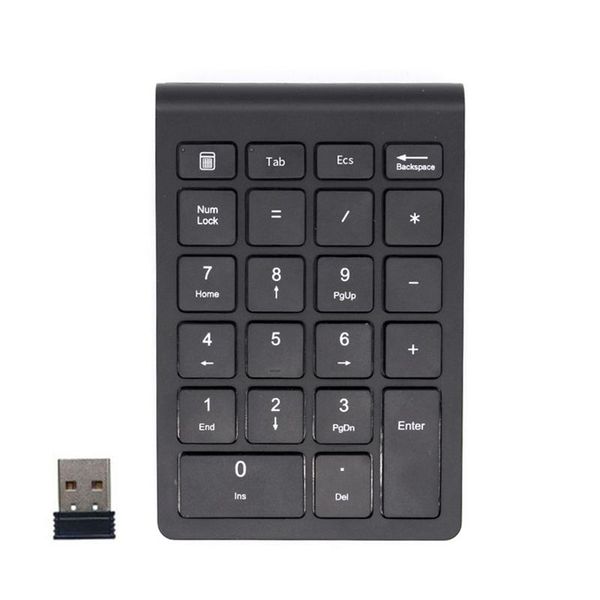 

keyboards wireless numeric keypad numpad 18 keys digital keyboard small-size 2.4ghz for accounting teller lapnotebook tablets
