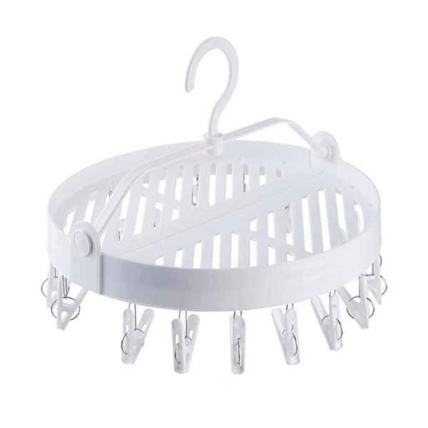 

foldable clip hangers with 18 drying clips underwear hanger for sock & racks