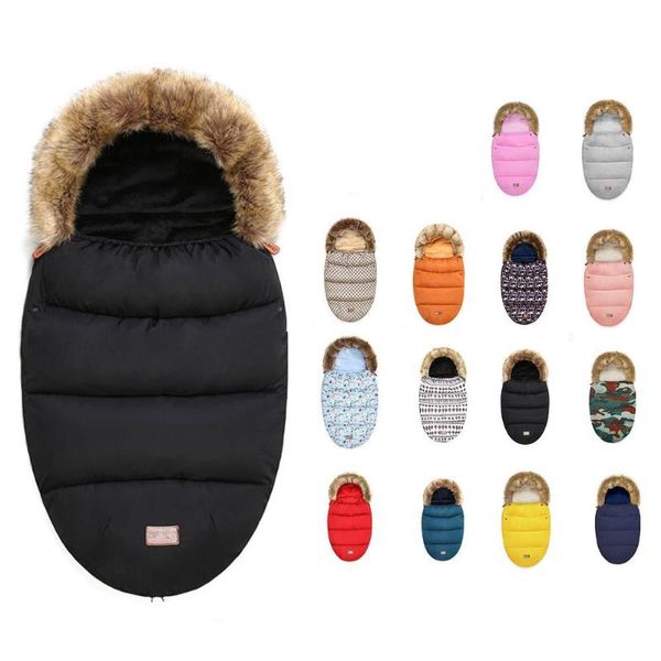 

baby sleeping bag infant winter bed for stroller thick warm wheelchair envelope sleepsacks original brand sleep bags