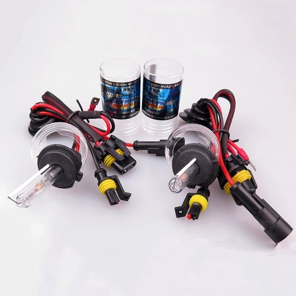 2 ADET 35 W Ampuller Kiti Araba Ampul H1 H3 55 W H7 H11 için Hi1 HID Bi-Xenons H4 Far Lambası