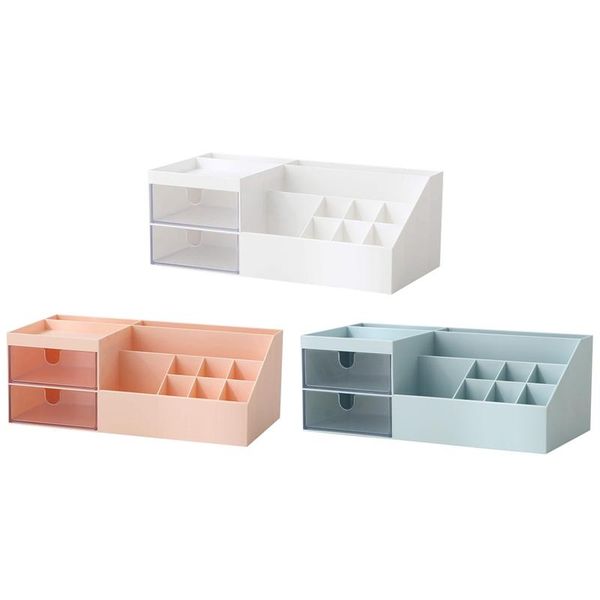 

storage boxes & bins desk box, dressing table office supplies, bathroom counter or
