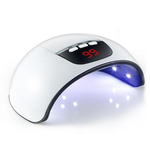 

smart 15 led uv nail lamp gel polish dryer fast curing manicure light dryers