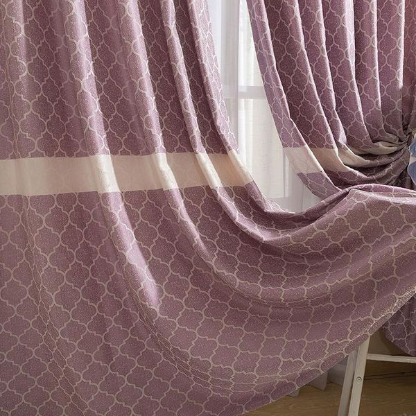 

modern cationic jacquard shading curtains for living dining room bedroom. curtain & drapes