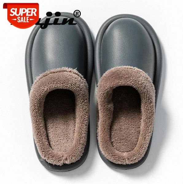 

fujin home house shoes warm fur indoor slippers shoes winer waterproof bathroom anti skid comfortable women platform slippers #rf8w