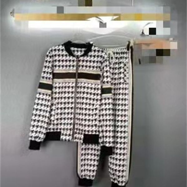 

70% off 2021 autumn new sky star printed coat harlan pants casual two piece set women qxdg, Gray