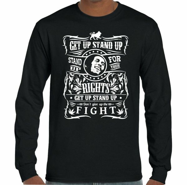 

get laced stand-mens bob marley t-shirt reggae jamaica, White;black