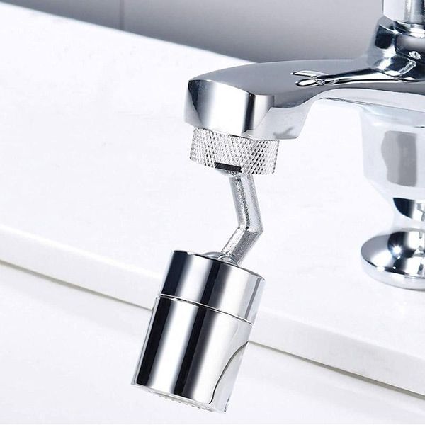 

other faucets, showers & accs 720°rotatable universal splash filter faucet sprayer head flexible faucets bathroom kitchen tap extender adapt