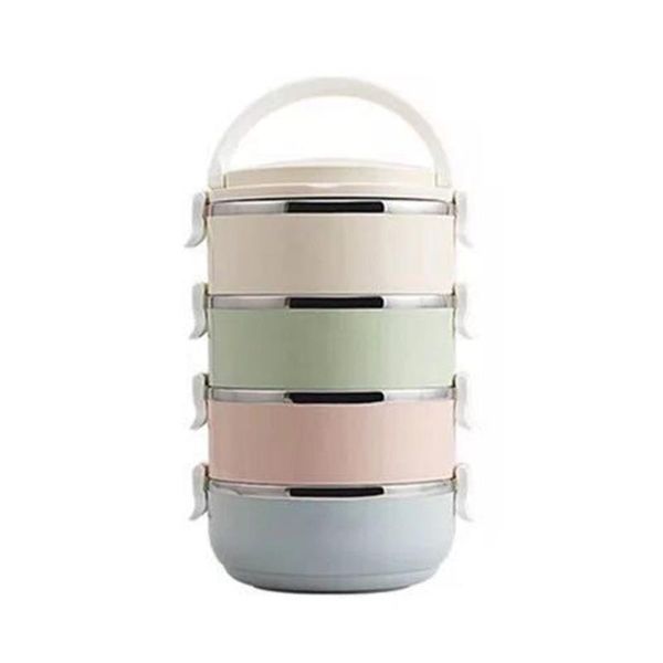 

dinnerware sets compact size home office lunch box thermal for bento stainless steel kids portable picnic