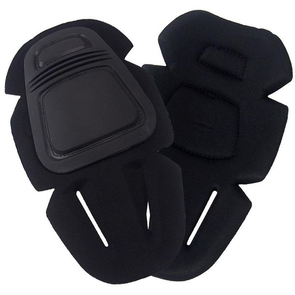 

elbow & knee pads tactical pad protective gear combat ade cycle sports military paintball skating, Black;gray
