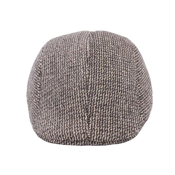 

hat beret caps men herringbone thermal cotton peaked outdoor autumn winter woolen head-wear apparel accessories hats, Black;white