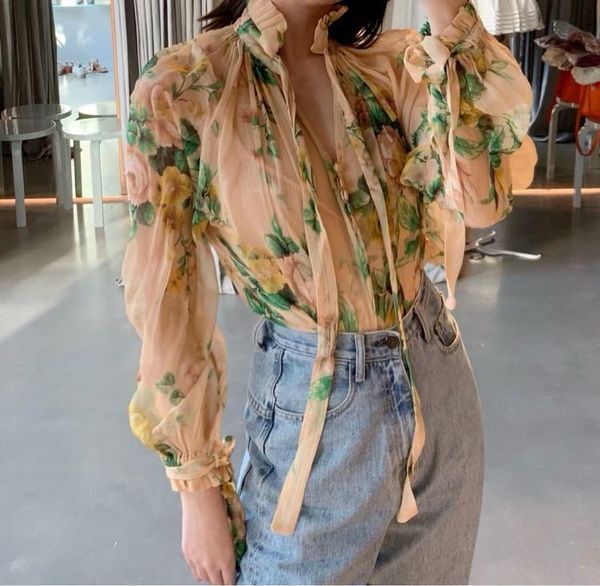 

women's blouses & shirts bh03531 fashion 2021 runway luxury european design party style clothing, White