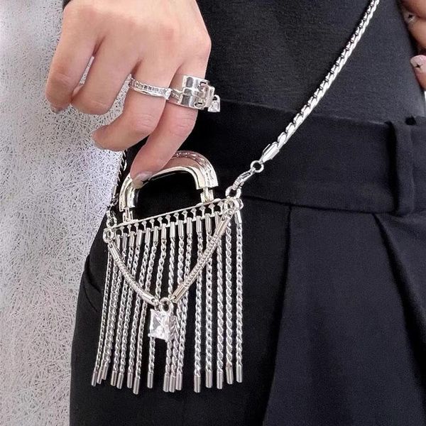 

chains ins sweet pearl belt women's fashion decoration with dress sweater lengthened knotted waist chain all-match jewelry accessories, Silver