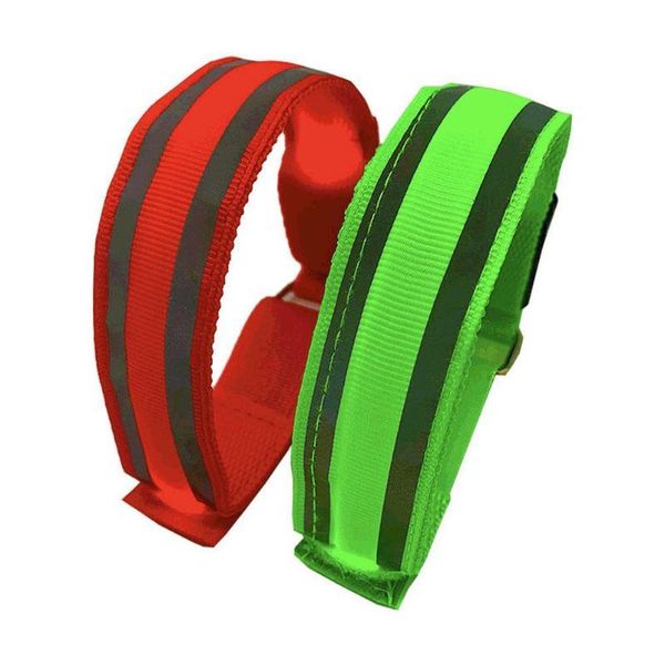 

elbow & knee pads luminous silicone bracelet customized glossy printing couple wrist band fluorescent night running, Black;gray