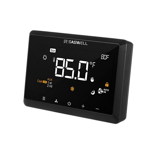 

smart home control wifi programmable thermostat with 4in touchscreen compatible alexa google stages up to 3h/2c 2h/1c heat pump