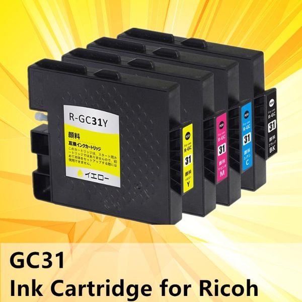 

gc-31 gc-31k ink cartridge compatible for ricoh pigment gx gx-e7700 e5500 e3300 e2600 printer inks cartridges