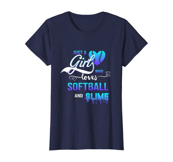 

just a girl who loves softball and slime t shirt, Mainly pictures